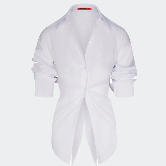 Simon Miller White Button Down Shirt - Picture 2 of 5